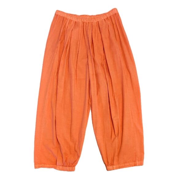 Free People To The Sky Parachute Pants Womens Sz M Pull-On Harem Lantern Comfort - Picture 4 of 16
